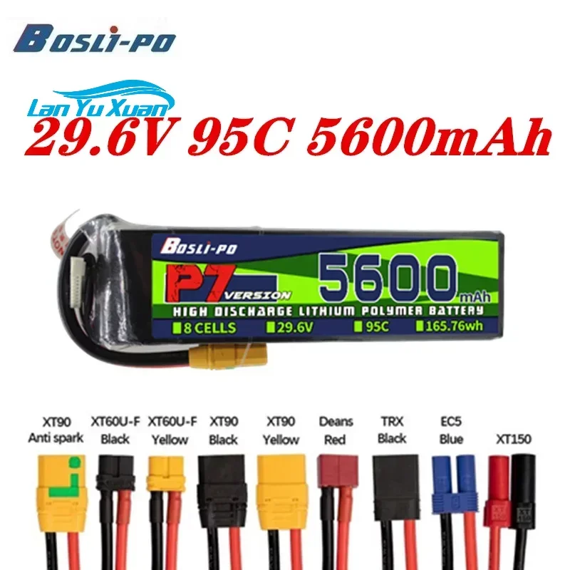 Rc Helicopter Case - Bosli-po 8S 29.6V 5600m-Ah 95C Li-Po