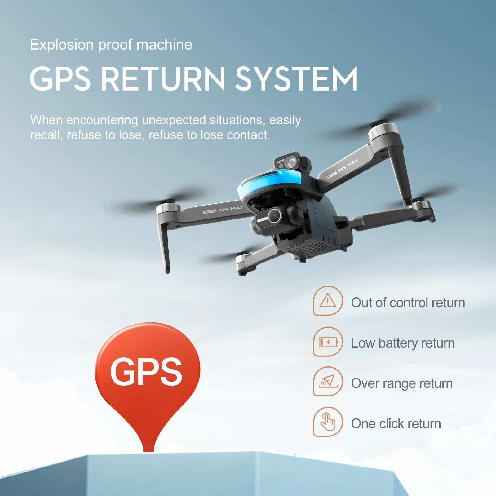 NEW S9S MAX MINI Drone 4K 2-Ax - Rc Helicopter Case ulasan dan harga