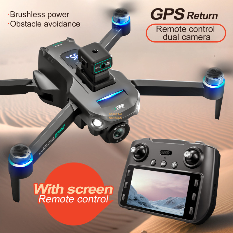 8K Dual Camera 5G WIFI FPV Rem - Rc Helicopter Case ulasan dan harga