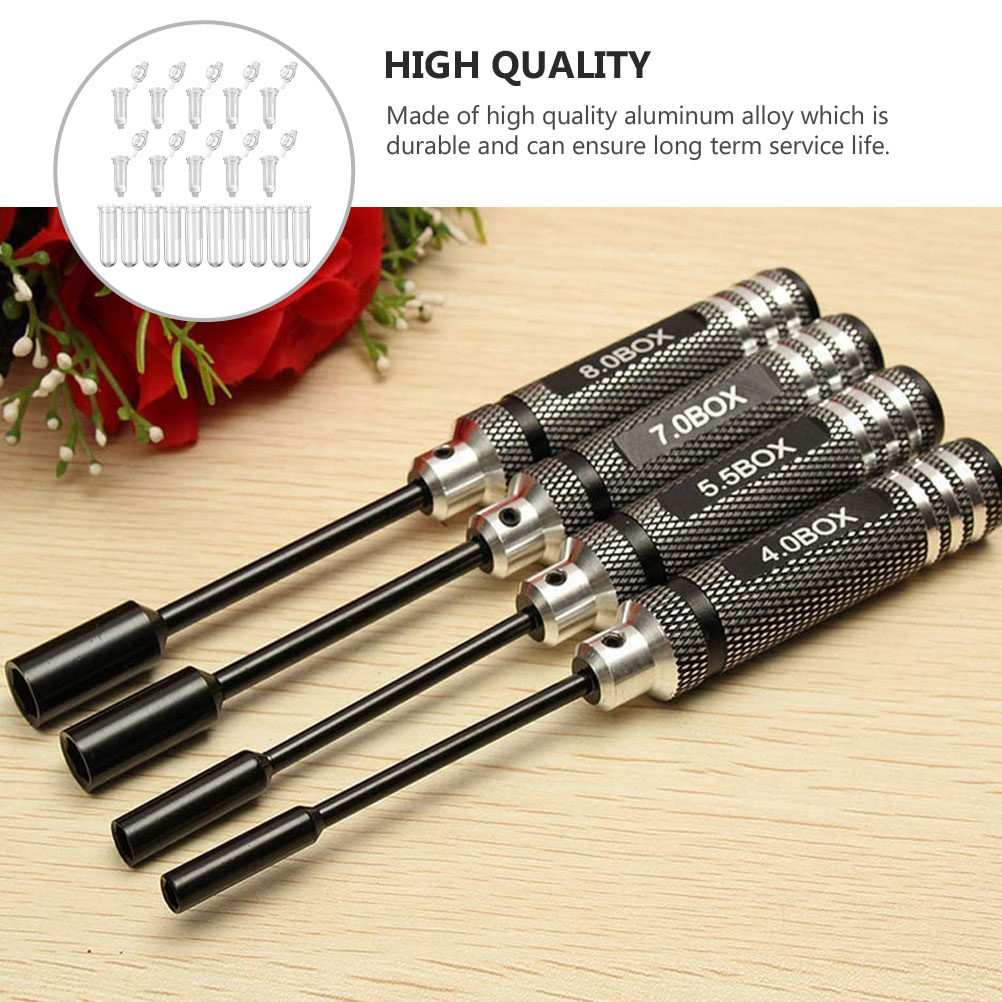 4Pcs Hex Socket Screwdriver To - Rc Helicopter Tool Kit ulasan dan harga