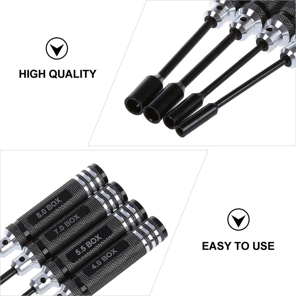 4Pcs Hex Socket Screwdriver To - Rc Helicopter Tool Kit ulasan dan harga
