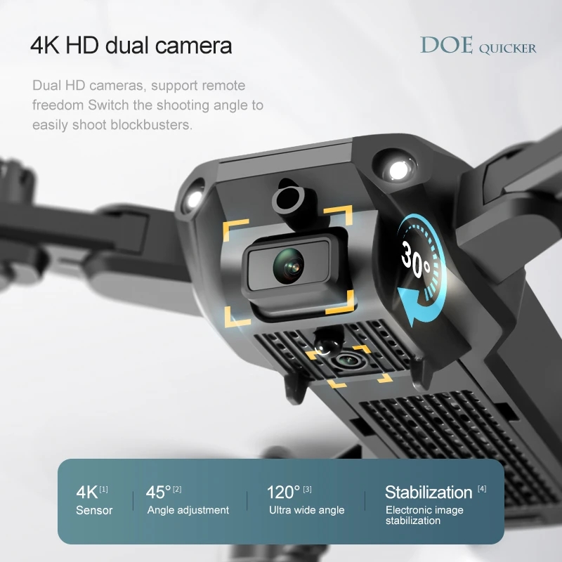 New 4DRC V23 Mini Drone 4K Pro - Rc Helicopter Electric ulasan dan harga
