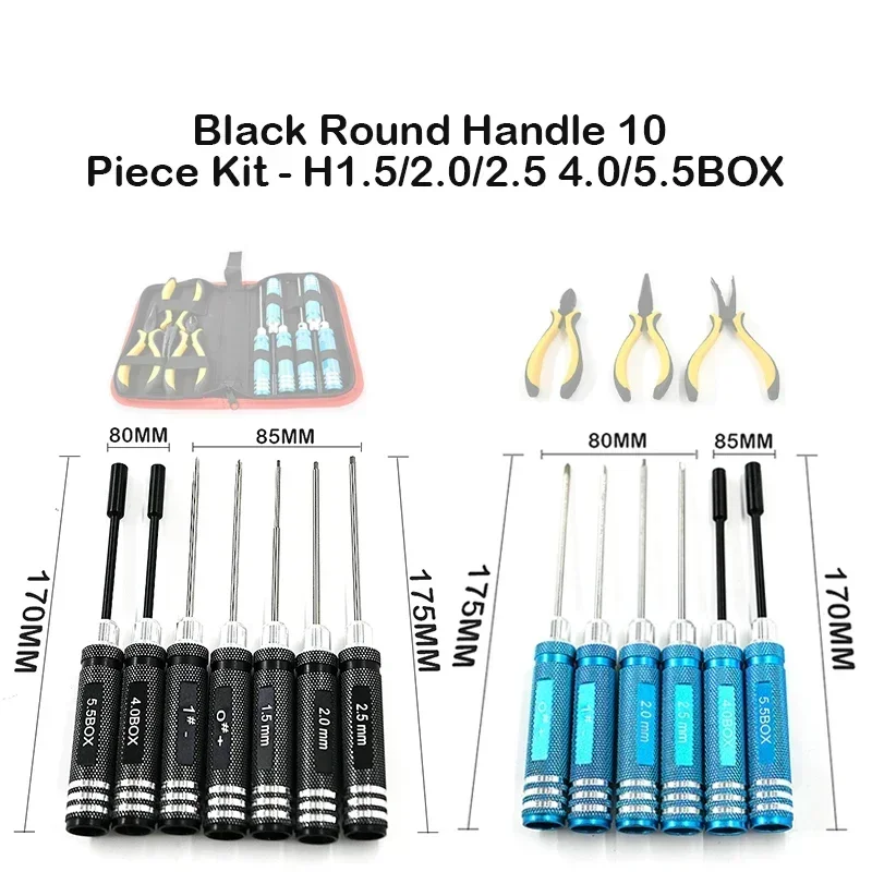 10pcs/set Ball Link 10 in 1 RC - Rc Helicopter Tool Kit ulasan dan harga